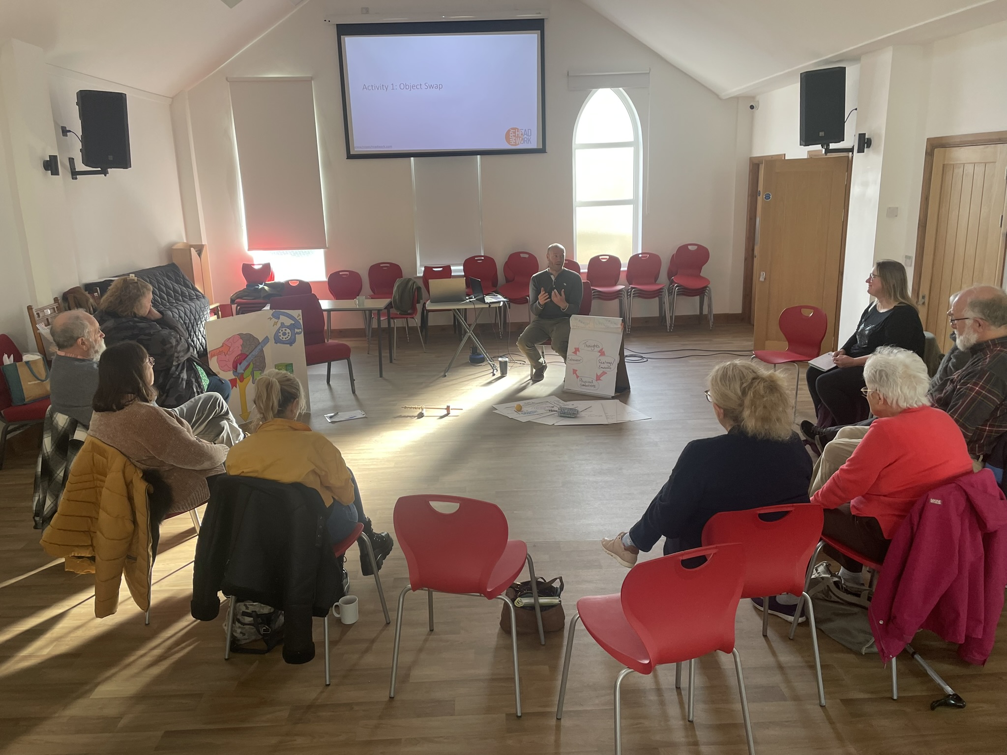 Moving Forward from Hoarding participants taking part in an interactive group workshop